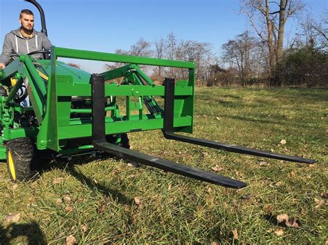 compact track loader pallet forks|tractor mounted pallet forks.